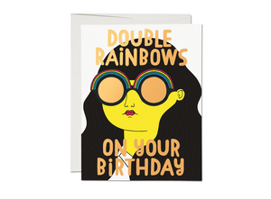 Double Rainbows Card